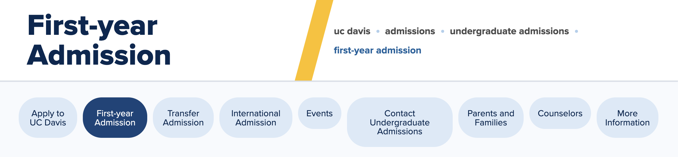 UC Davis Breadcrumbs BETTER